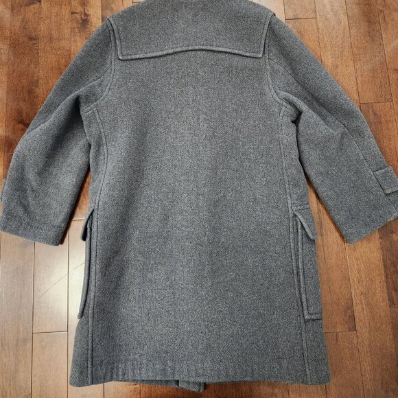 Burberry London vintage duffle coat overcoat women's gray in size 12 reg - Picture 2 of 12
